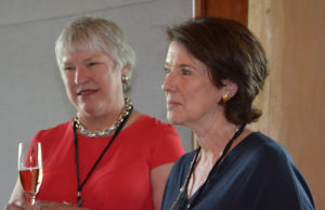 Barbara Thrasher and Jo Murray, founders of WRWF, led the 200 luncheon attendees in a celebratory toast.